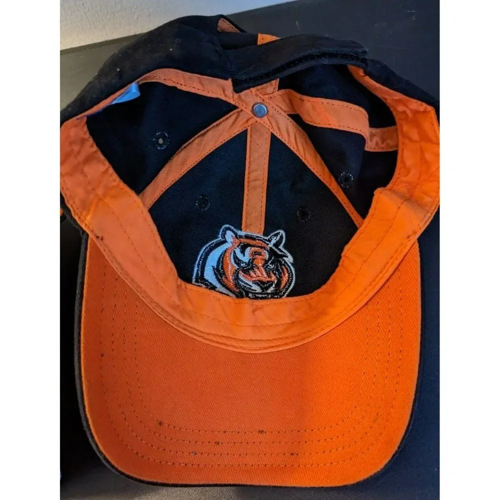 *  Y2K Reebok Authentic Cincinnati Bengals Hat Cap Lot Of 2